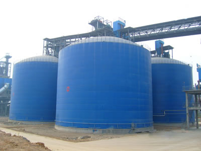 安定水泥钢板库改造