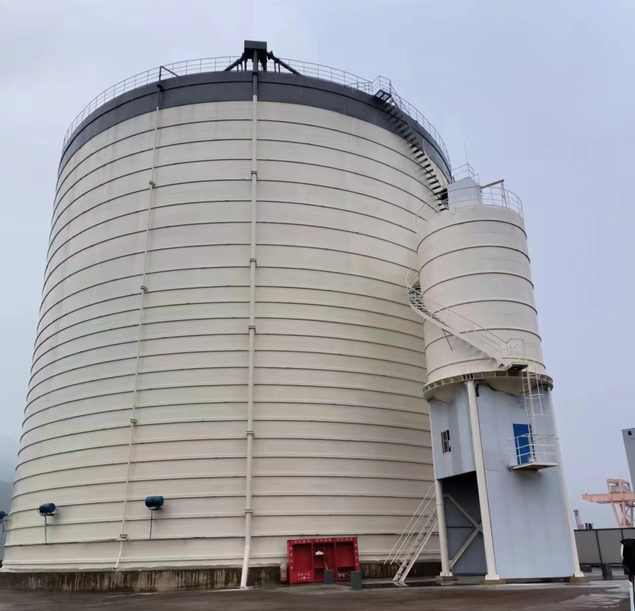 安定10万吨水泥钢板库