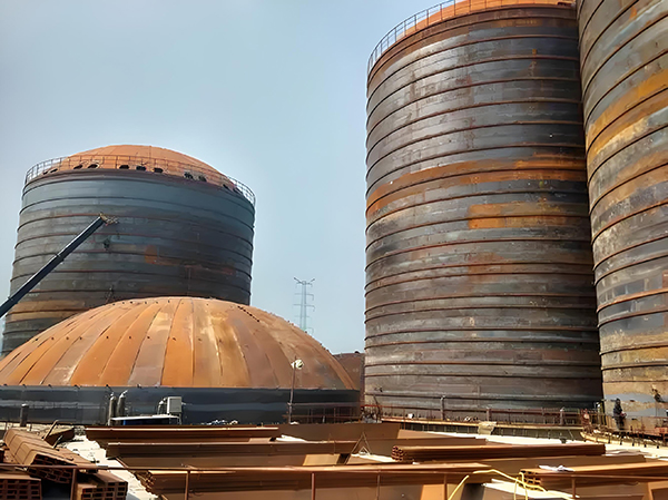 安定焦粉钢板仓